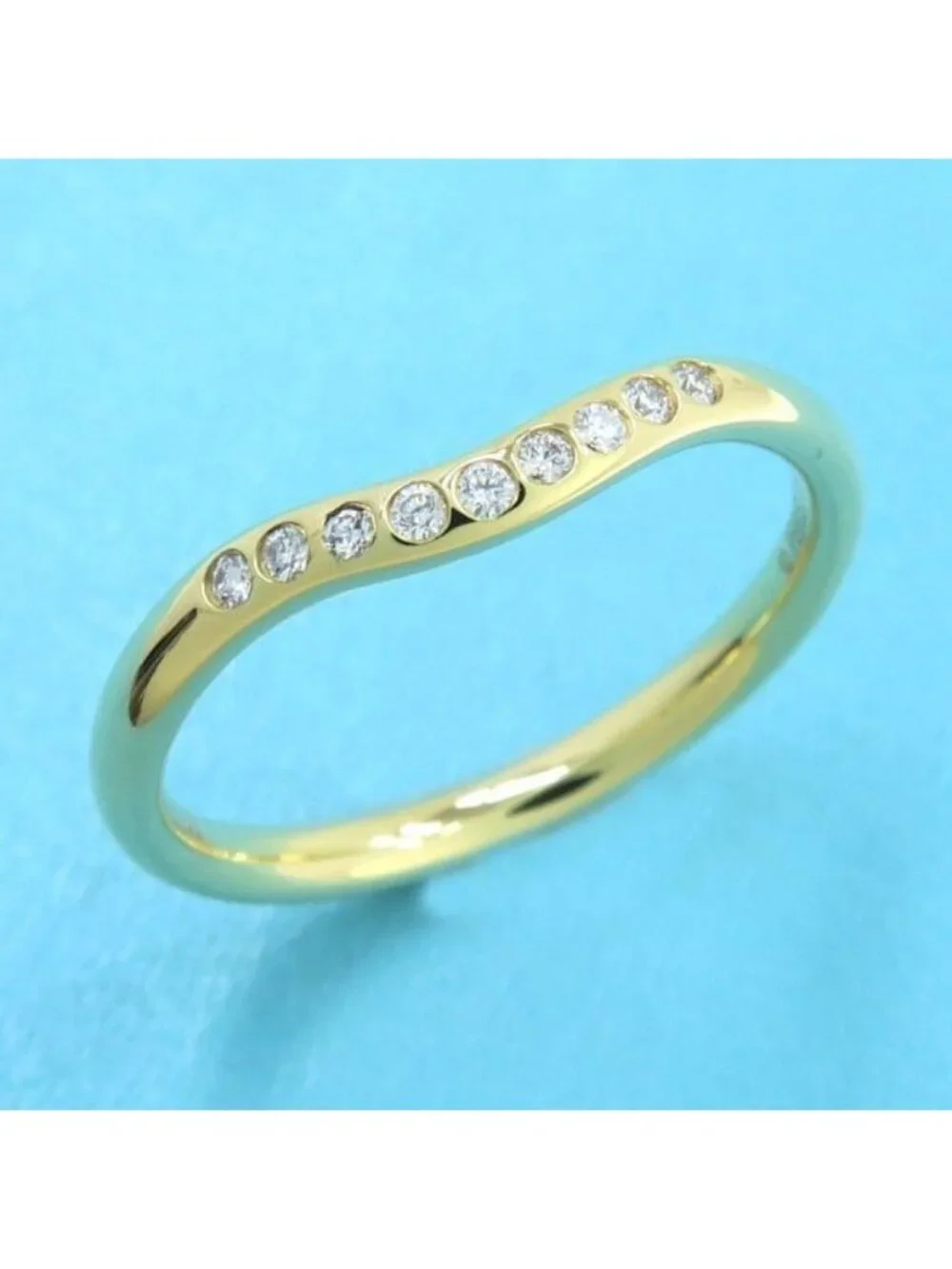 Tiffany & Co Curved Band Ring Diamond Neighborhood